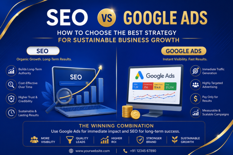 SEO vs Google Ads: How to Choose the Best Strategy for Sustainable Business Growth